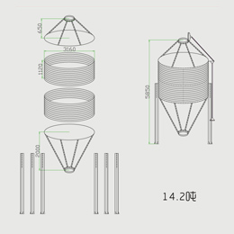 部分裝配式鋼板倉技術參數