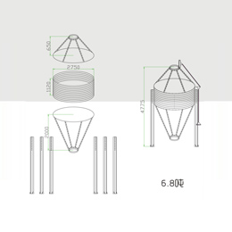 部分裝配式鋼板倉技術參數